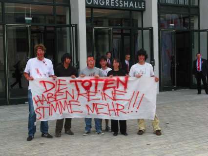Gegen den Afghanistankrieg - bei der SPD