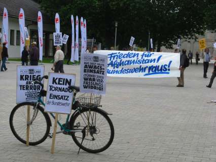 Gegen den Afghanistankrieg - bei der SPD