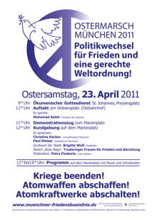 Ostermarsch München 23.4.2011