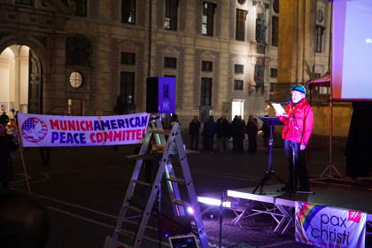 Protest AIRTEC vor der Residenz